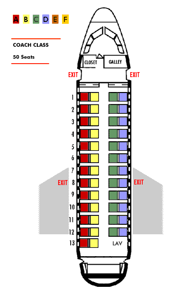Crj 200 Seating Chart